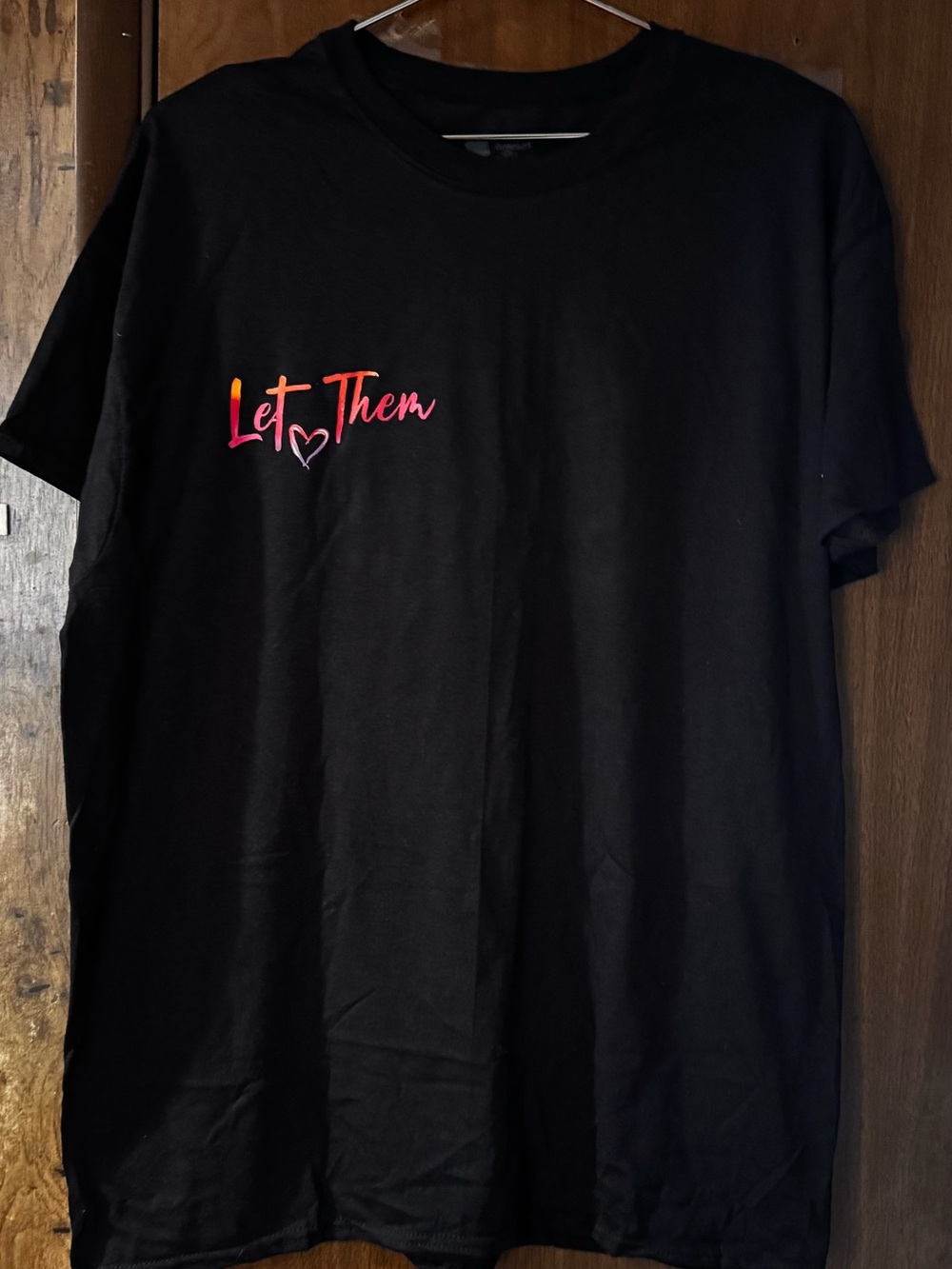 “Let Them” Short Sleeve Graphic Tee - Black